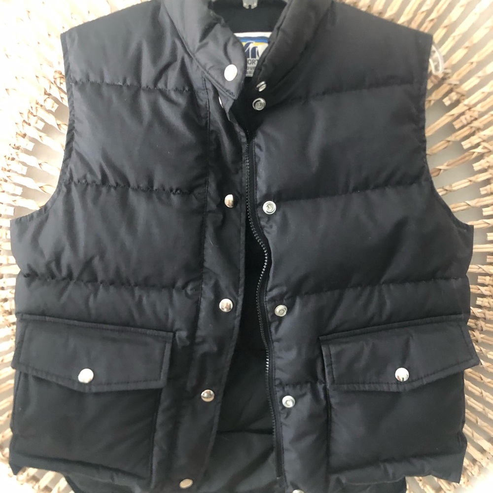 AFRC Black down puffer ski vest